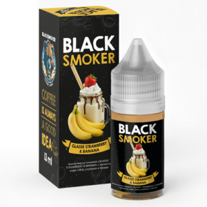 Ароматизатор Black Smoker "GLASSE STRAWBERRY & BANANA" 13мл (на 30мл)