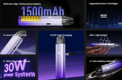 Smoant Flex 1500mAh (Lilac Purple)