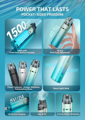 VooPoo Vmate i3 1500mAh (Silver Black)