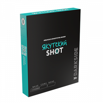 Табак Darkside Shot, 30гр "Якутский / Яблоко, Энергетик, Киви"